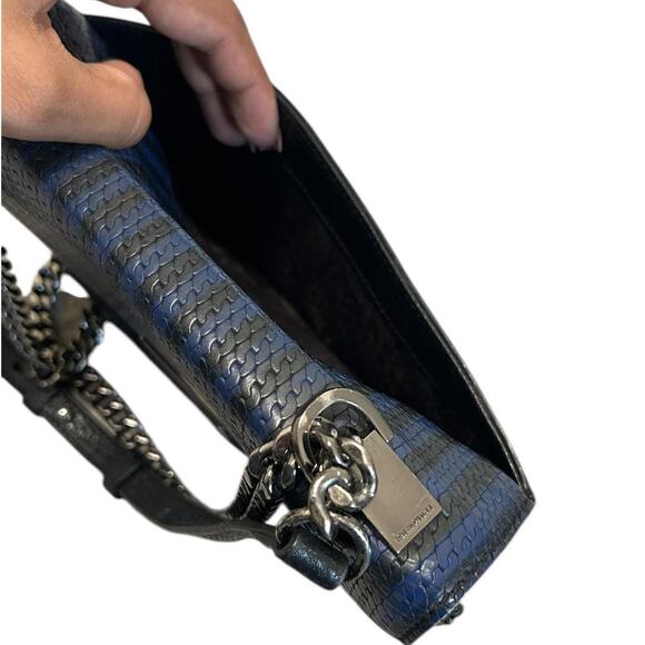 Bruno Magli Designer Italian Leather Crossbody Purse Bag - Picture 6 of 8